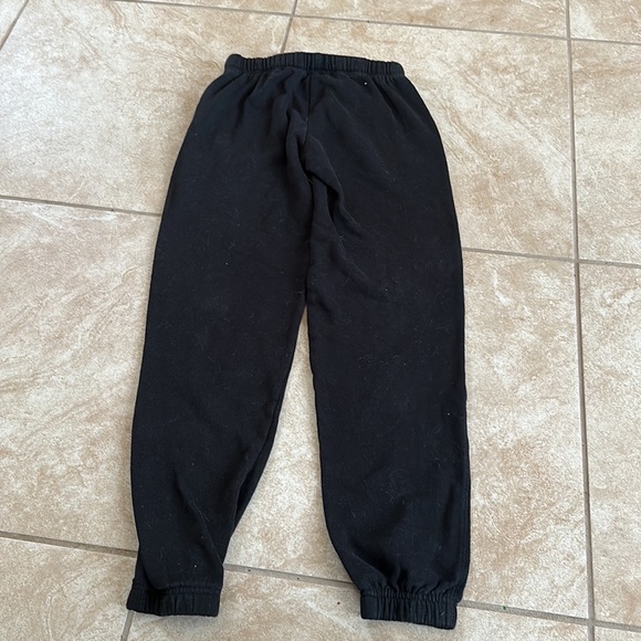 Girls black Aero joggers with elastic waist  size xs - Picture 4 of 5